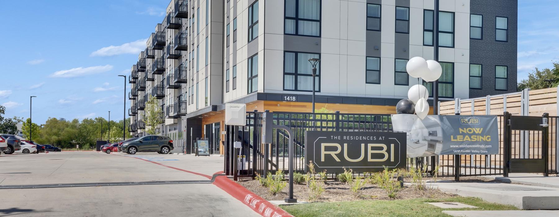 a large white building