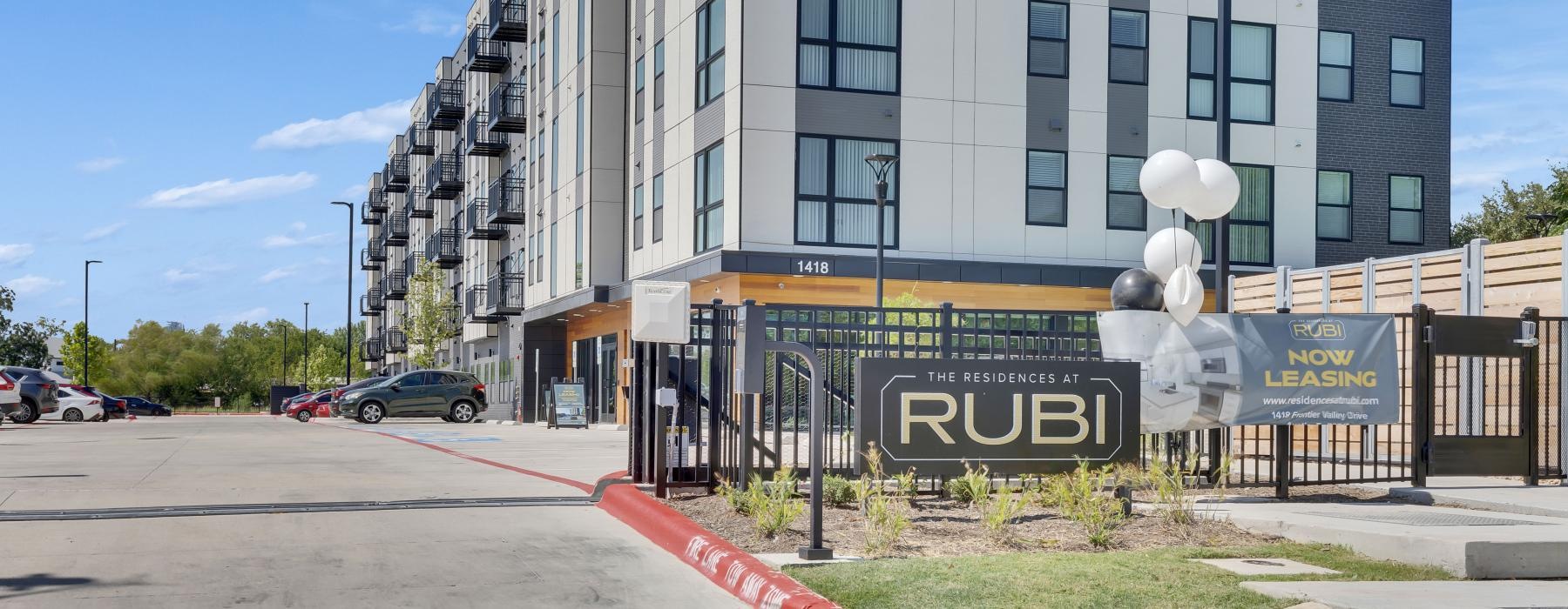 a large white building